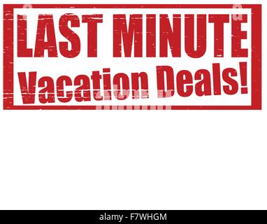 Last minute Stock Vector