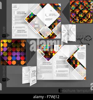 Business Brochure Template Design Stock Vector