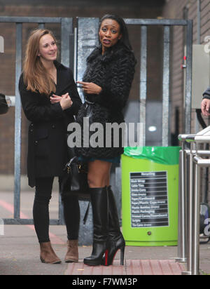 Beverley Knight outside ITV Studios  Featuring: Beverley Knight Where: London, United Kingdom When: 02 Nov 2015 Stock Photo