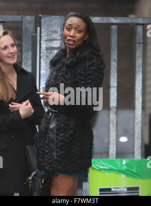 Beverley Knight outside ITV Studios  Featuring: Beverley Knight Where: London, United Kingdom When: 02 Nov 2015 Stock Photo