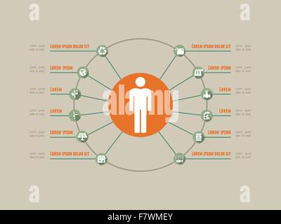 Ecology Infographic Element Stock Vector