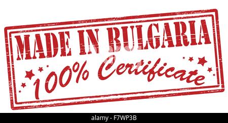 Made in Bulgaria Stock Vector