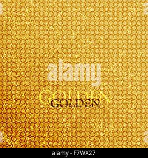 background golden Stock Vector