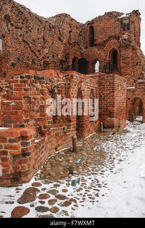 Ruiny Zamku Krzyżackiego, Toruń, Poland Stock Photo