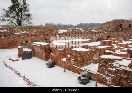 Ruiny Zamku Krzyżackiego, Toruń, Poland Stock Photo