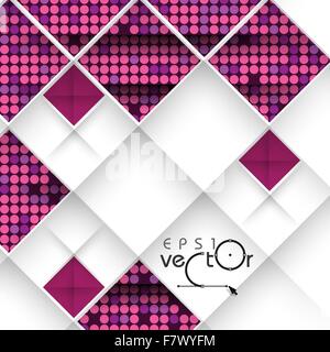 Abstract 3D Geometrical Design Stock Vector
