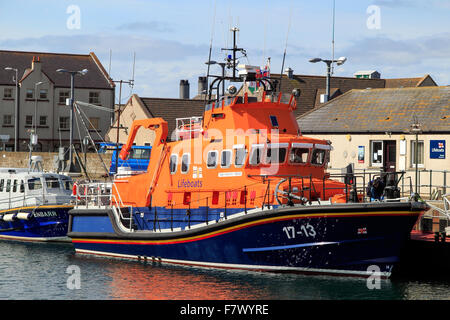 RNLI lifeboat The Basin Kirkwall Harbour Orkney Islands Scotland UK Stock Photo