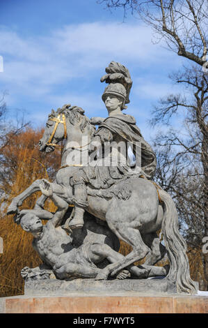 Statue of King Jan III Sobieski, Warsaw, Poland Stock Photo