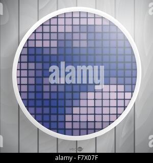 Abstract Round Shape With Frame Stock Vector