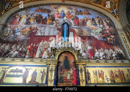 Room of the Immaculate Conception in Vatican Museums, Vatican Stock Photo