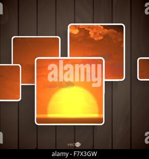 Abstract Squares Background Stock Vector