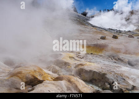 Bumpass Hell, Lassen Volcanic National Park, California, USA Stock Photo