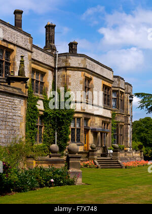 Exterior of Thornbridge Hall a country house near Great Longstone Derbyshire Dales Peak District England UK Stock Photo