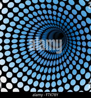 Hi tech tunnel Stock Vector