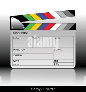 Clapperboard Stock Vector