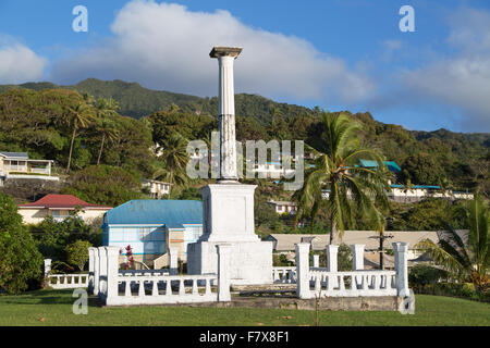 European war memorial, Levuka (UNESCO World Heritage Site), Ovalau, Fiji Stock Photo