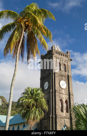 Sacred Heart Church, Levuka (UNESCO World Heritage Site), Ovalau, Fiji Stock Photo