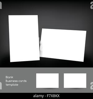 blank business card Stock Vector