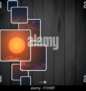 Abstract Squares Background Stock Vector