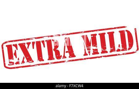 Extra mild Stock Vector
