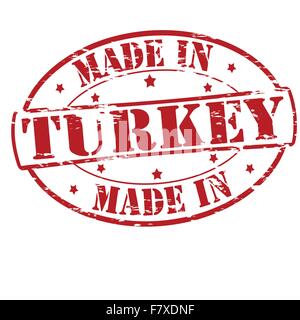 Made in Turkey Stock Vector