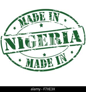 Made in Nigeria Stock Vector