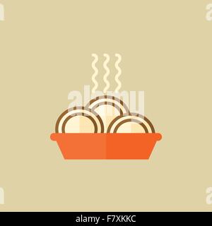 Food Flat Icon Stock Vector