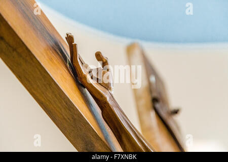 Celebrating the Good Friday, the hand of Jesus Christ nailed to the Holy Cross Stock Photo