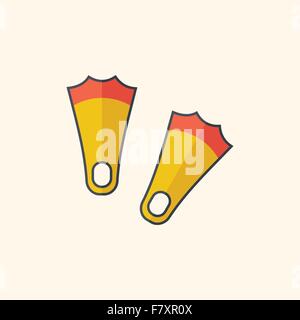 Travel Flat Icon Stock Vector