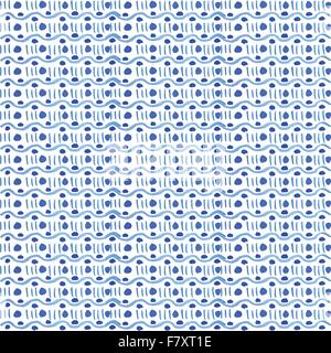 Seamless watercolor geometric lines pattern. Stock Vector