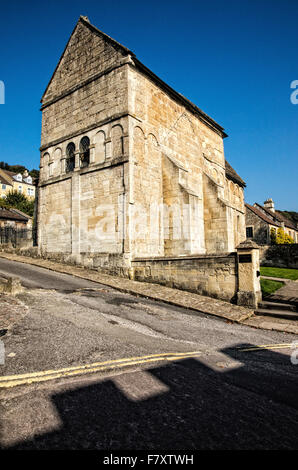 Saxon church of St Lawrence in Bradford on Avon Wiltshire Stock Photo