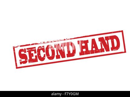 Second hand Stock Vector