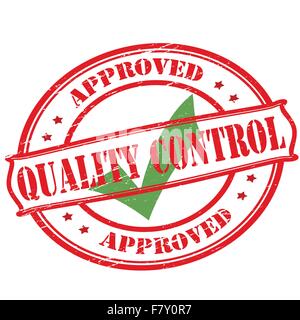 Quality control Stock Vector