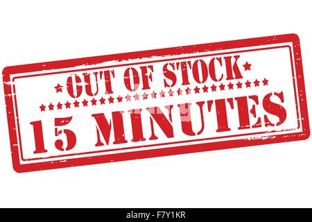 Out of stock Stock Vector