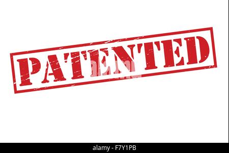 Patented Stock Vector