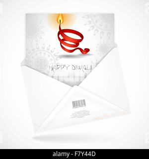 Postal Envelopes With Greeting Card Stock Vector
