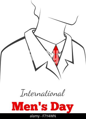 International man's day Stock Vector