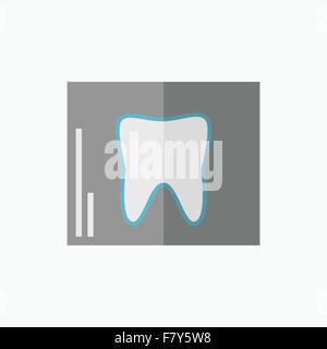 Dental Flat Icon Stock Vector