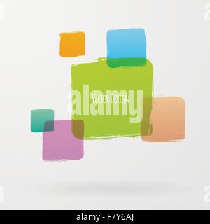 Grunge set frames Stock Vector