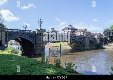 Skeldergate Bridge over The River Ouse in York on a Summers Day Stock Photo