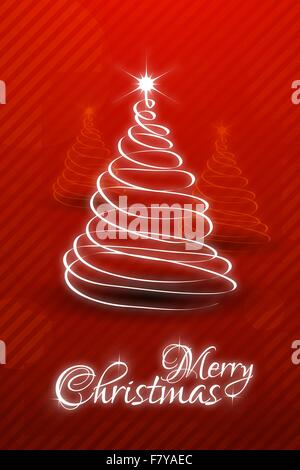 Christmas Card Template Stock Vector