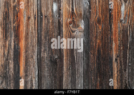Old wooden boards on a barn wall, Allgäu, Bavaria, Germany Stock Photo
