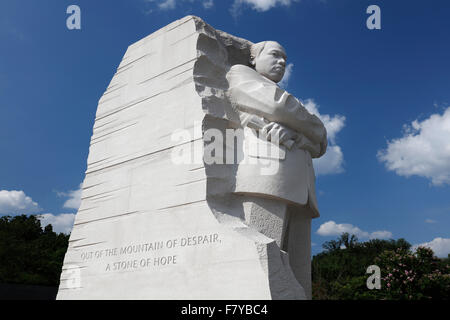 Martin Luther King Jr. Memorial, The Washington Mall, Washington, D.C., United States Stock Photo