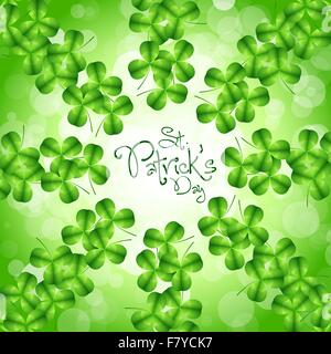 St. Patricks Day Card Stock Vector