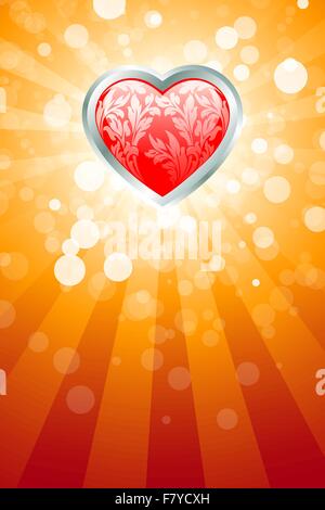 Abstract Valentines Day Background Stock Vector