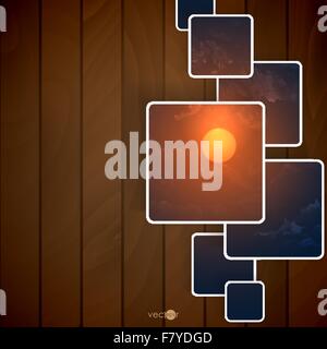 Abstract Squares Background Stock Vector