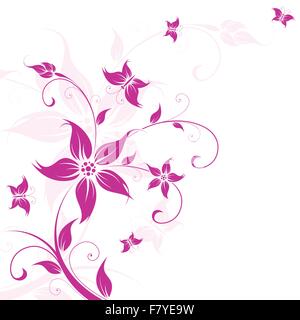 Abstract Background with Butterfly. Vector Illustration Stock Vector ...