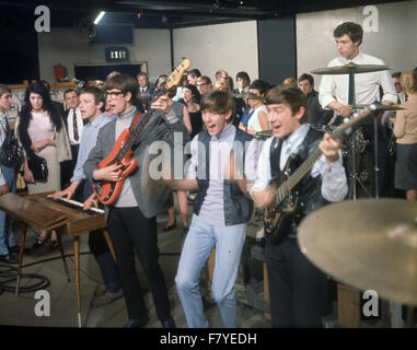 THE MOJOS UK pop group on Ready, Steady, Go in 1964. Photo: Tony Gale ...