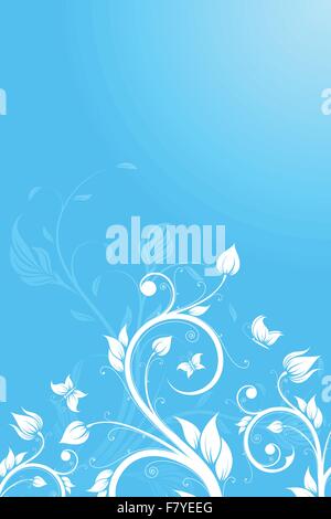 Flower background. Vector illustration Stock Vector