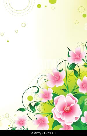 background with flowers summer Stock Vector Image & Art - Alamy